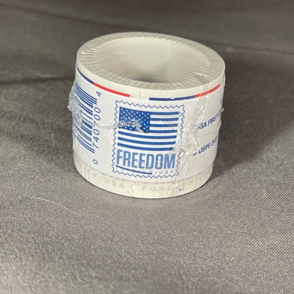 12 Rolls of Forever Flag Stamps (12x100= 1200 stamps) Brand New Sealed - Picture 3 of 7